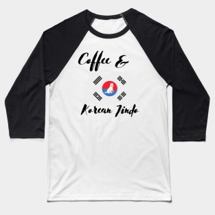 Coffee & Jindo Baseball T-Shirt